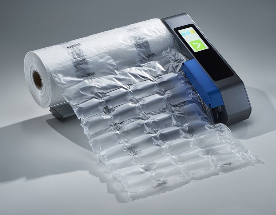 Обладнання Floeter AirWave 2 для виробництва плівки повітряно-бульбашкової с пухирцями bio, eco, compostable paperwave наповнювач пакувальні матеріали-min